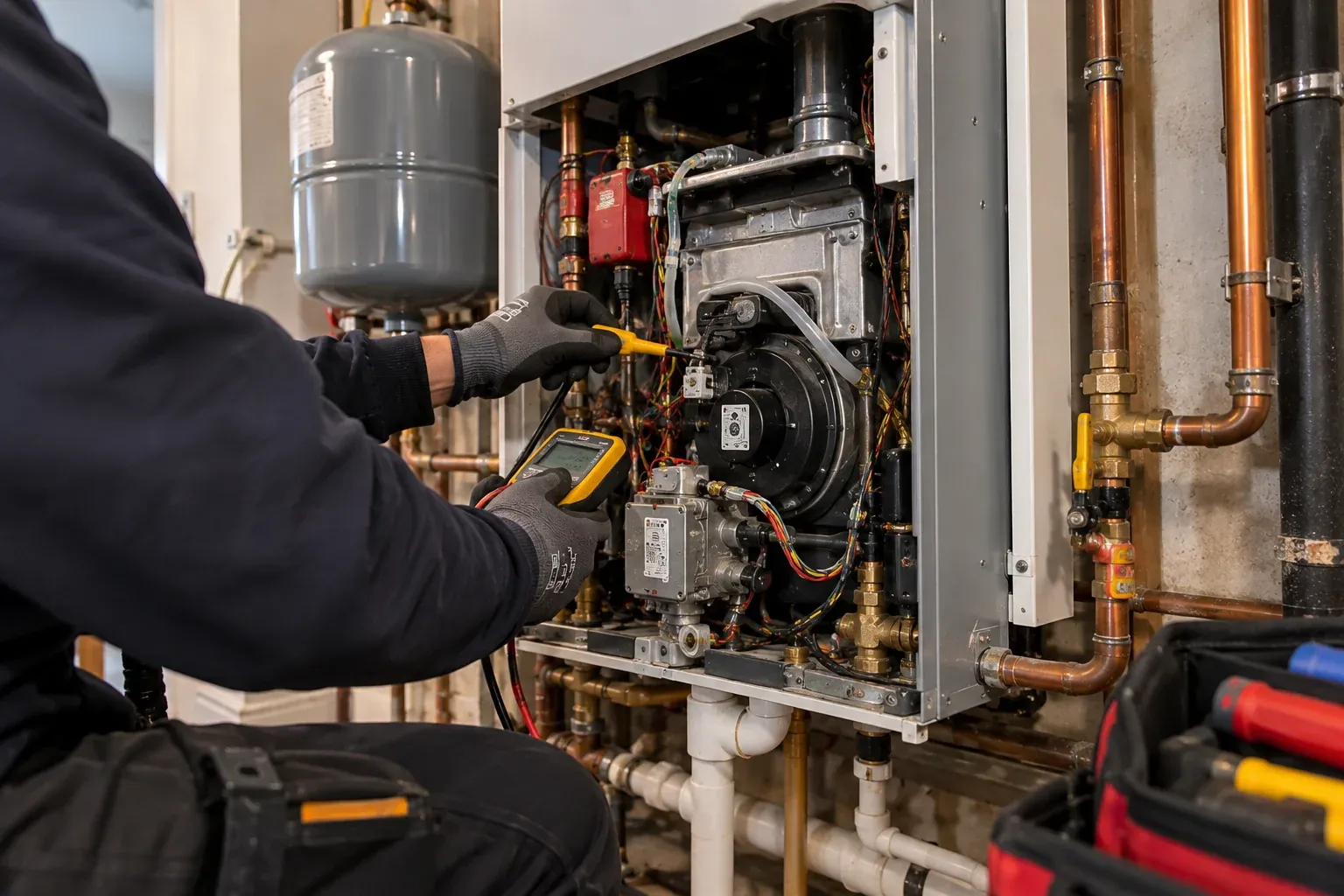 Brighton Boiler Pros heating technician